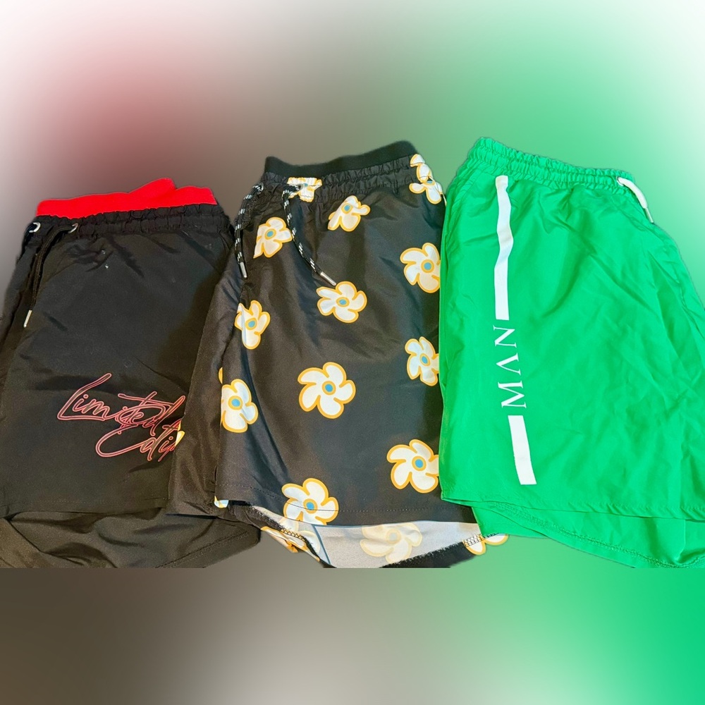Bundle deal 3 XL BooHoo Man SwiM trunks